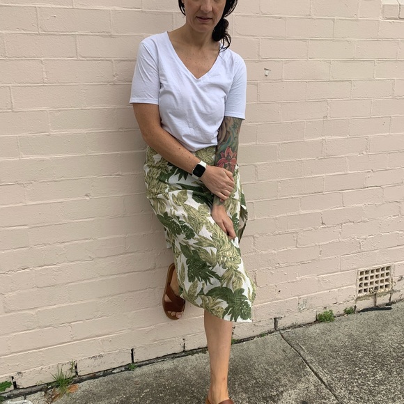 100% linen wrap skirt - Picture 2 of 4